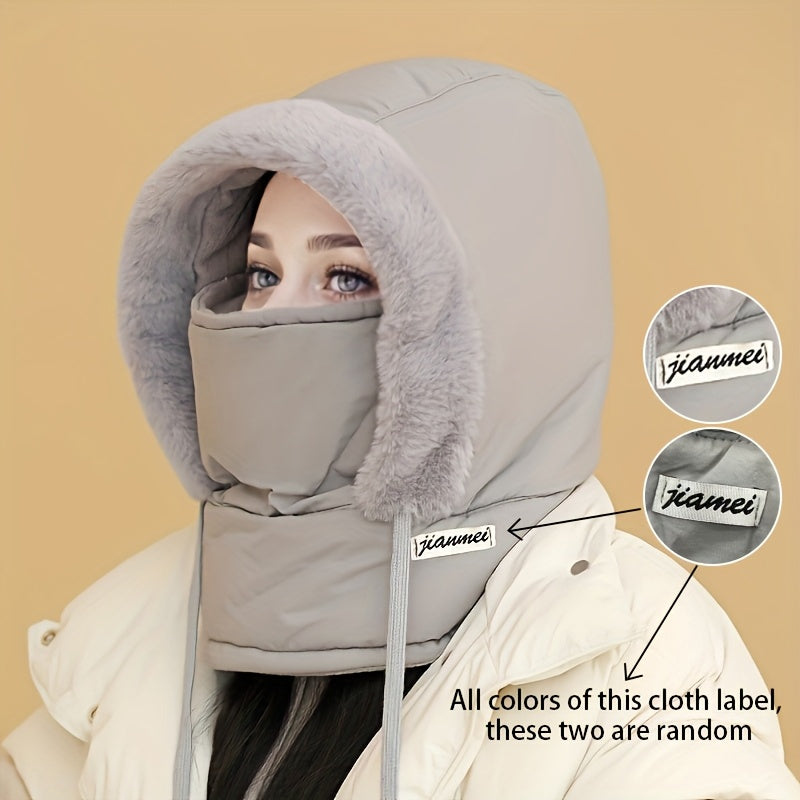 Gorro Térmico Unisex de Punto Polar con Forro de Fleece