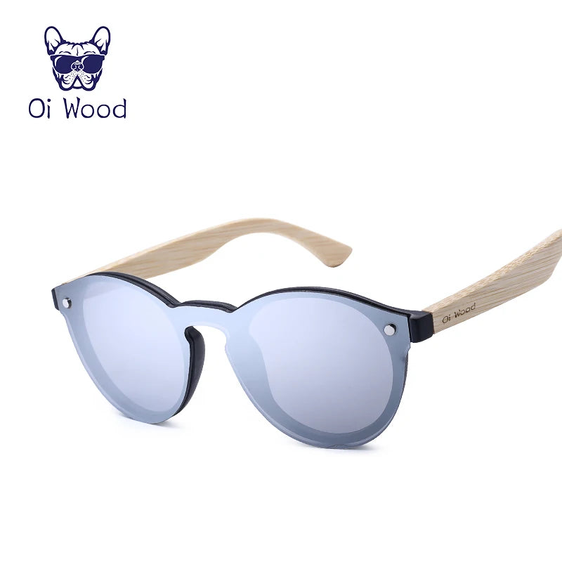 LuxeShade - Gafas de Sol Polaroid de Bambú para Mujer
