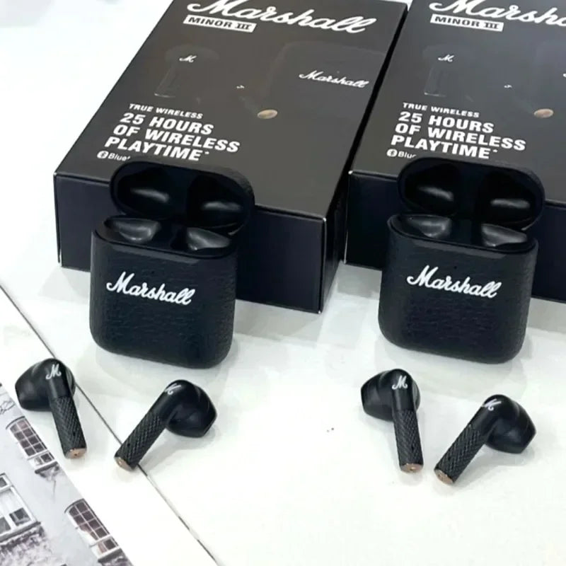 New Marshall MINOR III: Auriculares Inalámbricos HiFi para Deportes y Gaming