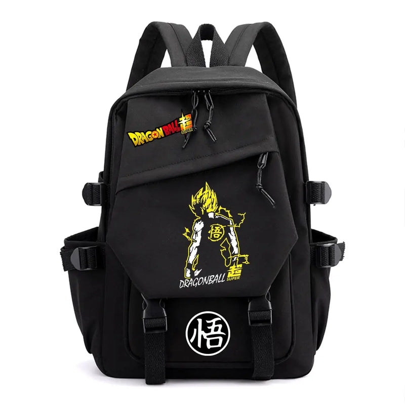 Mochila Escolar de Dragon Ball – Gran Capacidad con Diseño de Goku