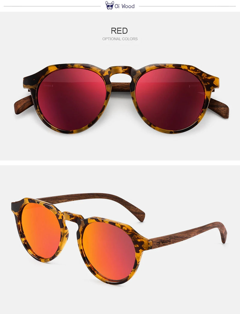 Gafas de Sol Polaroid Oi Wood Red